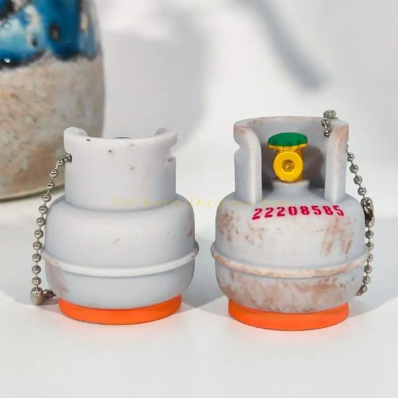 D46E مميزة لزجاجة الغاز الصدأ الإكسسوارات الرئيسية الفريدة لمروحة الجماليات القديمة والأزياء الصناعية