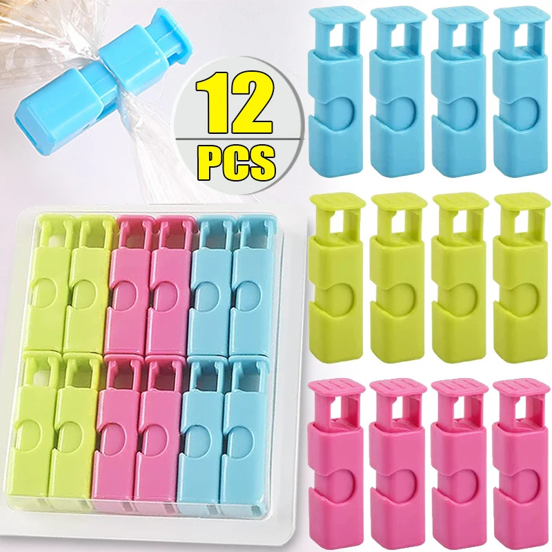 Sealing Clips for Food Fresh Bread Snack Bag Clip Plastic Reusable Sealed Spring Clamp Tools Home Kitchen Storage Accessories