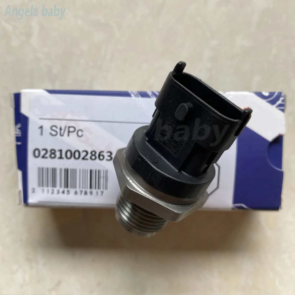 

New FUEL RAIL PRESSURE SENSOR FOR ALF-A ROMEO VAUXHALL KI-A HUYNDA-I PEUGEO-T OEM 0281002863