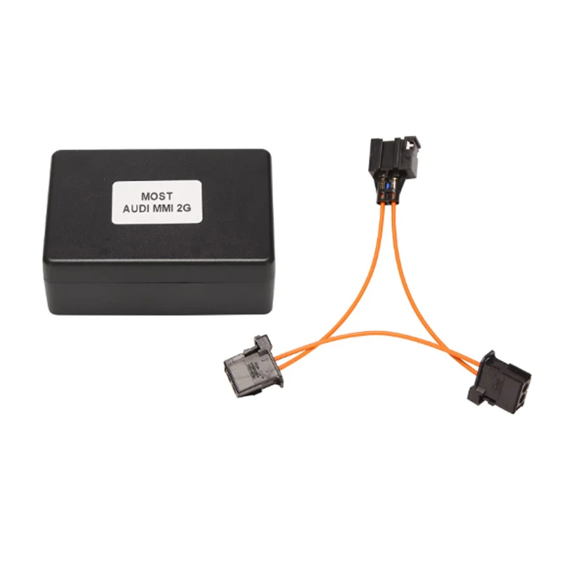 Uckazy per Audi A6 A7 A8 Q7 2005-2009 AUX adattatore per amplificatore Box Decoder in fibra ottica per auto