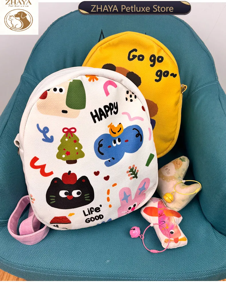 Backpack Custom Photo Children Drawing DIY Cartoon Pet Birthday Gift School Travel Toddler Kids Lightweight Waterproof ZHAYA