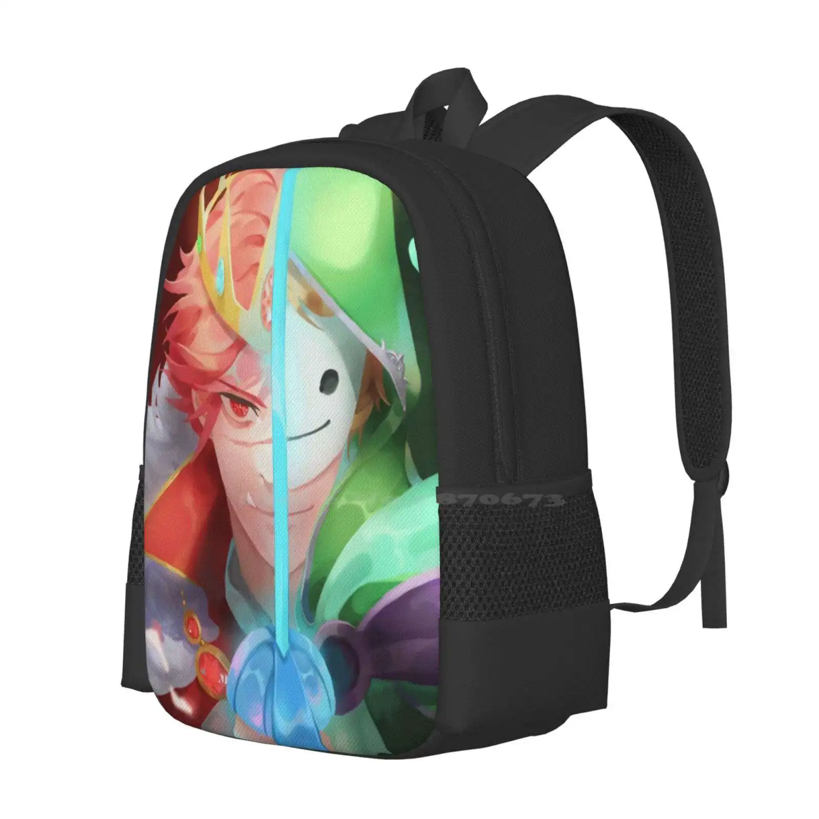 Technoblade Vs Dream Duel Hot Sale Schoolbag Backpack Fashion Bags Dreamwastaken Dream Smp Duel Fight Technoblade Never Dies