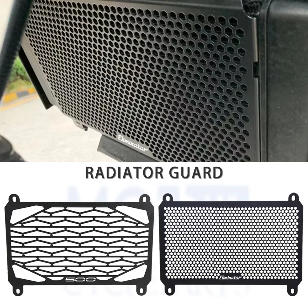 For Kawasaki Z500 Ninja500 Z Ninja500 SE ABS Eliminator 400 450 2024 2025 Motorcycle Radiator Guard Protector Grille Cover Parts