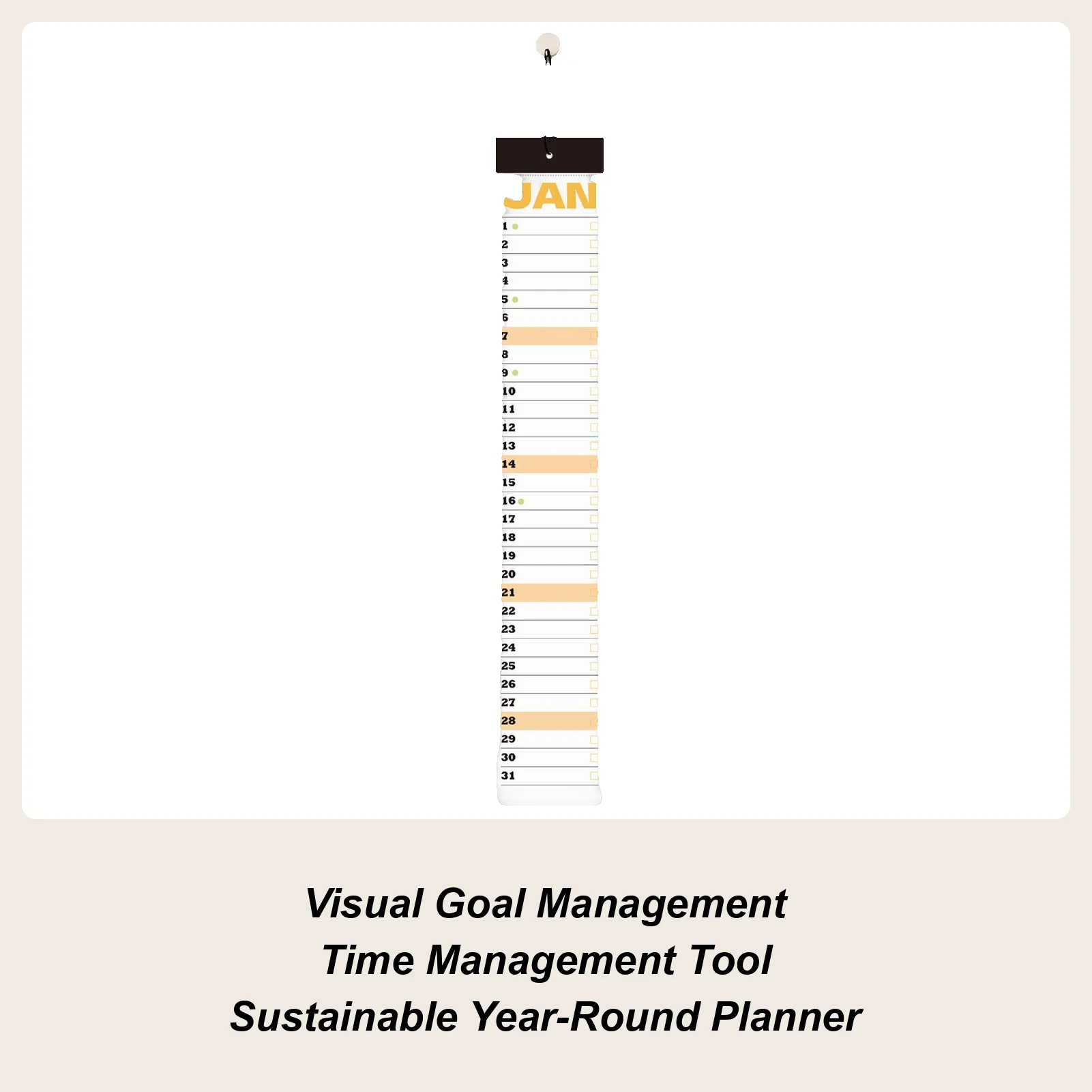 

Настенный календарь на 2026 год, длинный плавный офисный календарь для письма, отрывной настенный планировщик для планирования, академический тайм-менеджмент дома