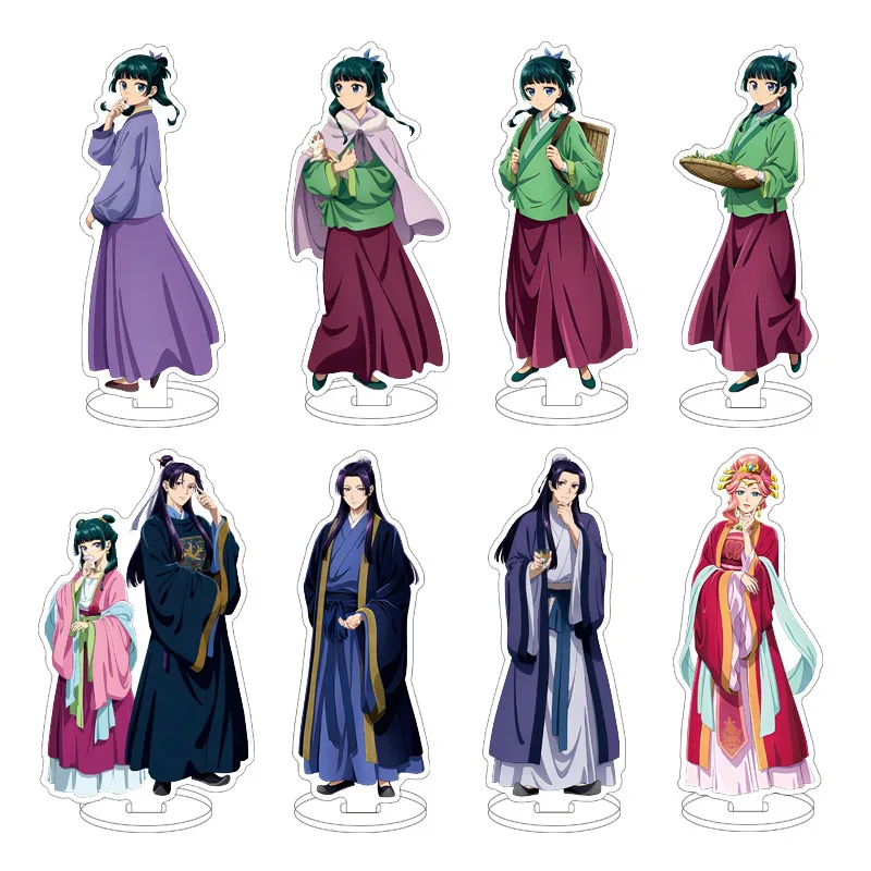 

Anime The Apothecary Diaries Maomao Jinshi Stand Model Plate Room Decor Figure Display Accessories Gift For Friend Cartoon