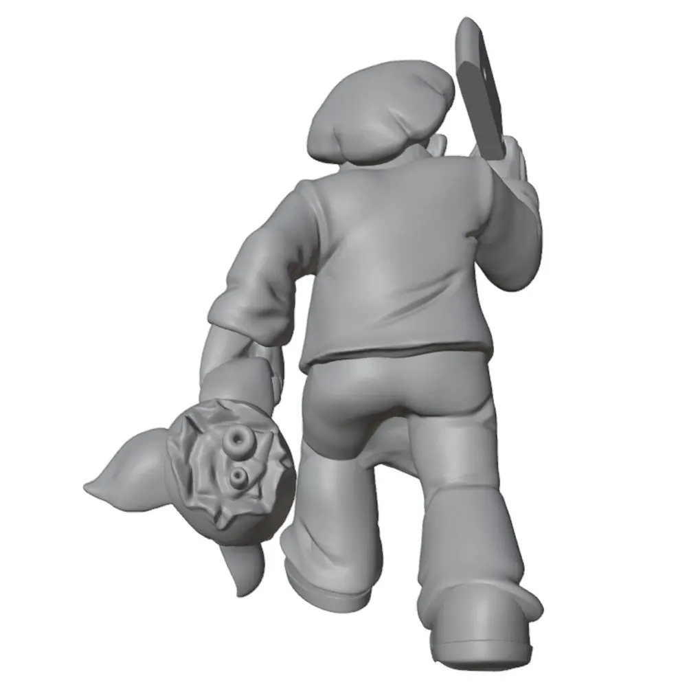 1/24/18 scale resin figurine character model, high-fidelity model action figure, not painted, perfect for gaming and collection