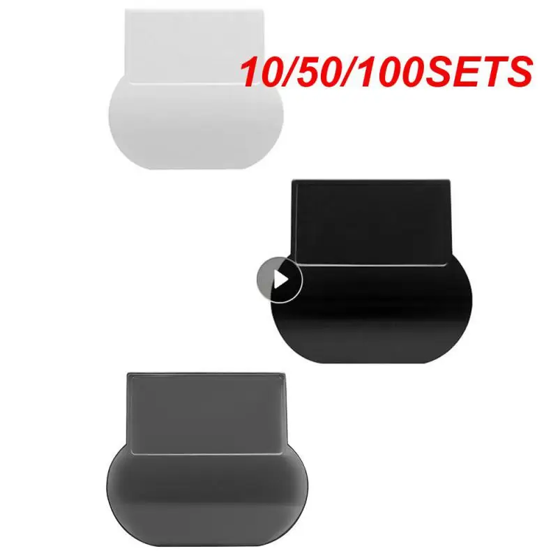 10/50/100SETS Rectangle Toilet Lid Lifter Elegant Handle Household Products Flipper Preferred Material Toiletries Pc Handle