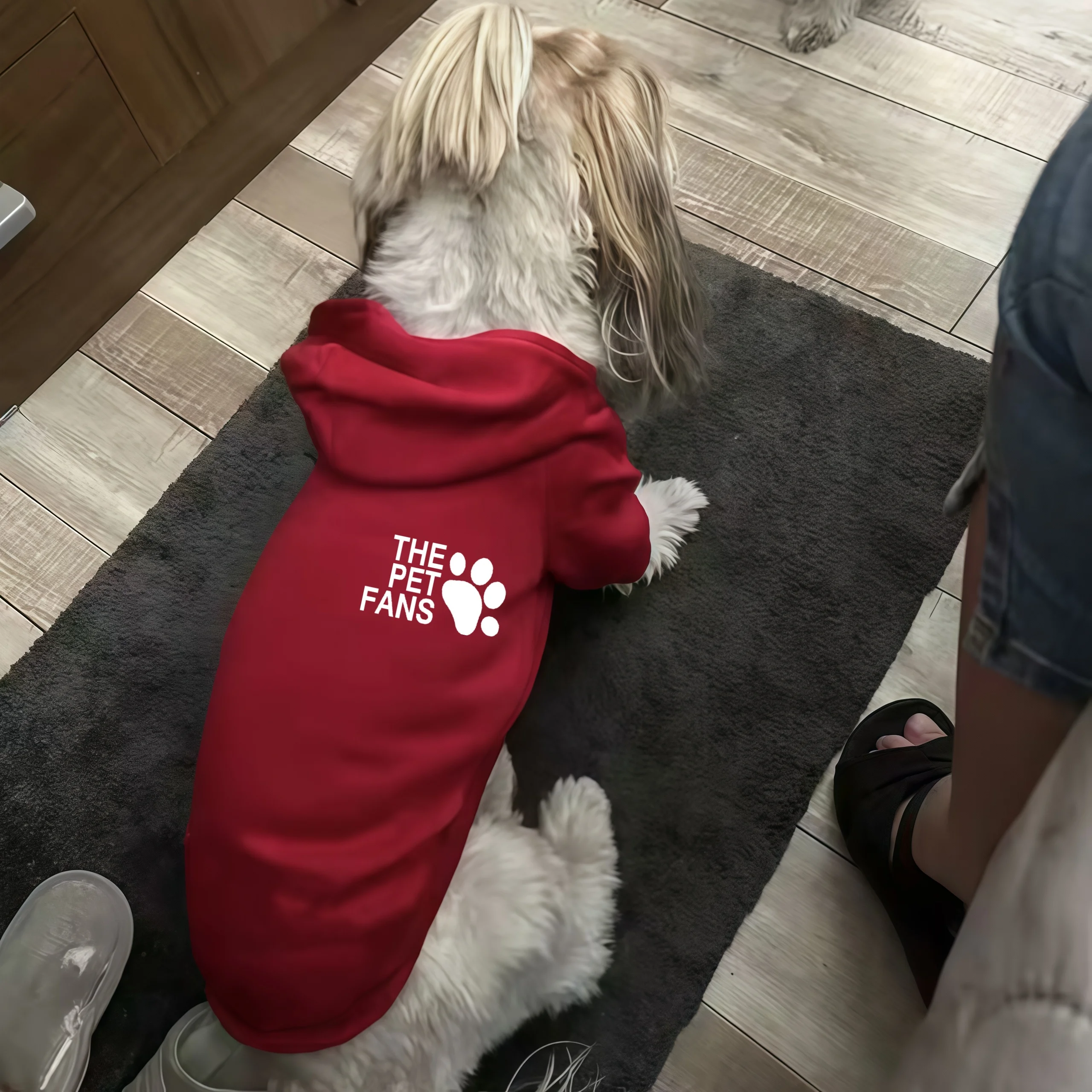 شتاء جديد ملابس الحيوانات الأليفة الكلب الخريف وملابس الكلب موضة معطف رياضي في الهواء الطلق الكلب هوديي الشعر الذهبي لابرادور الكلب الملابس