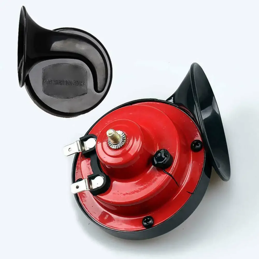 12V Car Horn Motorcycle High Low Dual Tone Electric