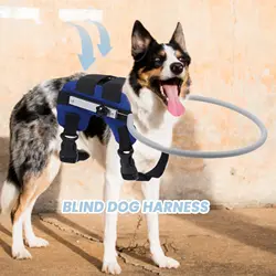 S Blind Dog Harness Guiding Device, Halo Prevent Collision & Build Confidence Blind Dog Accessories