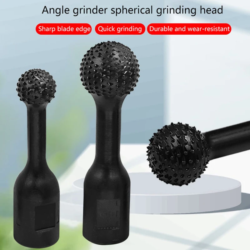 Angle Grinder Rotary File Carving Tools Grinding Head Spherical Sanding Wooden Trough Polishing Round Drilling Bits