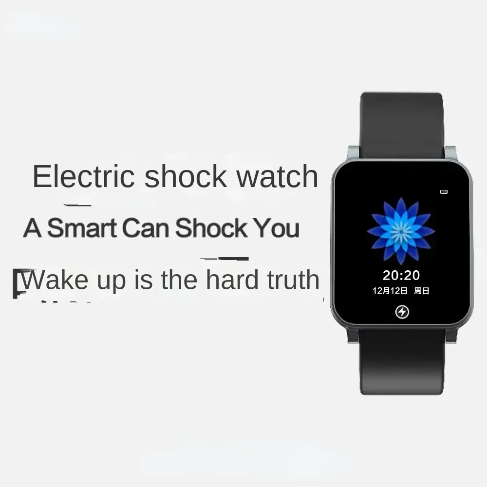 2 Smart Electric Shock Watch Powerfully Silent Wake Up Alarm Clock studente Office Worker braccialetto di autoeducazione