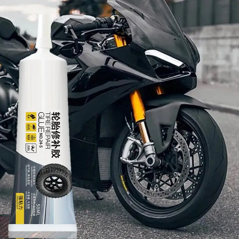 50ml Strong Adhesive Tire Adhesive Sealant Instant Car Tire Repair Glue Effective Tire Cracks Repair Adhesive Car Accessories