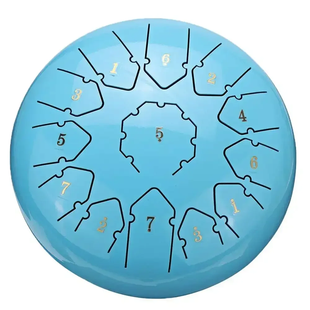 

12 Inch Steel Tongue Drum/Ethereal Drummer Disc/tambourine Major 13 Notes Tankdrum and Bag Music Instrument Yoga Meditation