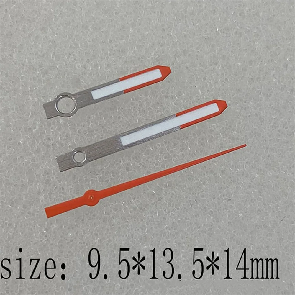 

3pcs Replacement Green Luminous Watch Hands Set Sword/Pencil Shape Needle for NH35 NH36 Automatic Movement Watch Parts