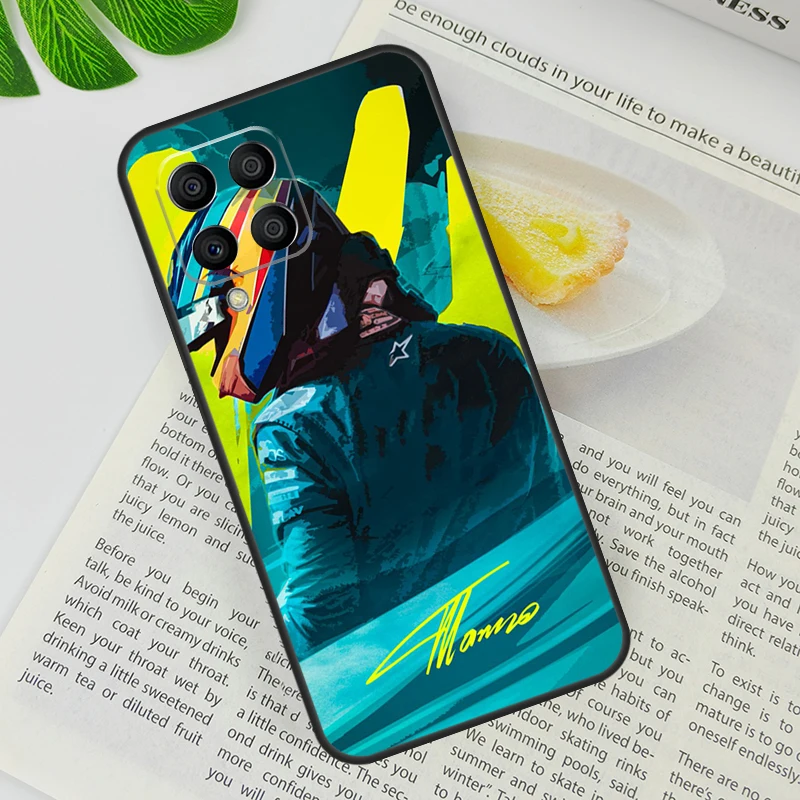 F1 Racing Fernando Alonso Case For Samsung Galaxy M23 M13 M33 M53 M12 M32 M52 M11 M31 M51 M14 M34 M54 M30s M31s Cover