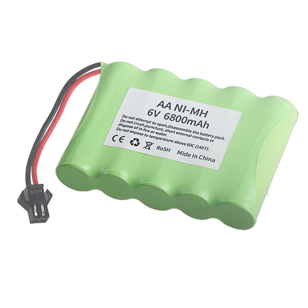 6v 6800mah High Capacity Ni-MH AA Rechargeable Battery Pack for RC toys Car Tanks Trains Robot Boat tools parts 3000mAh Bateria