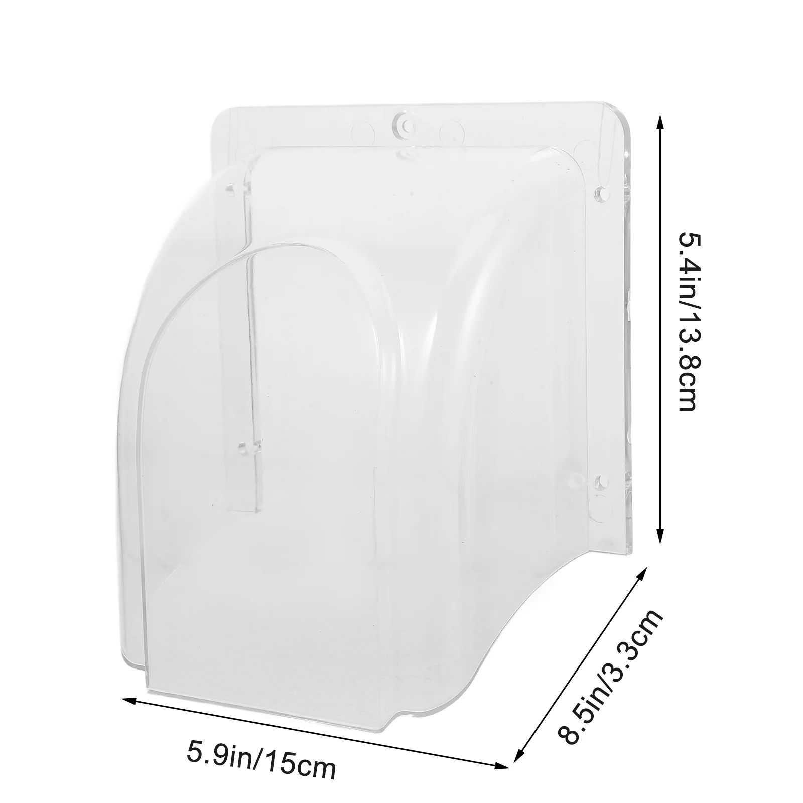 Doorbell Cover PVC Durable Waterproof Protective Cover Outdoor Rainproof Doorbell Protector for Access Control Machine