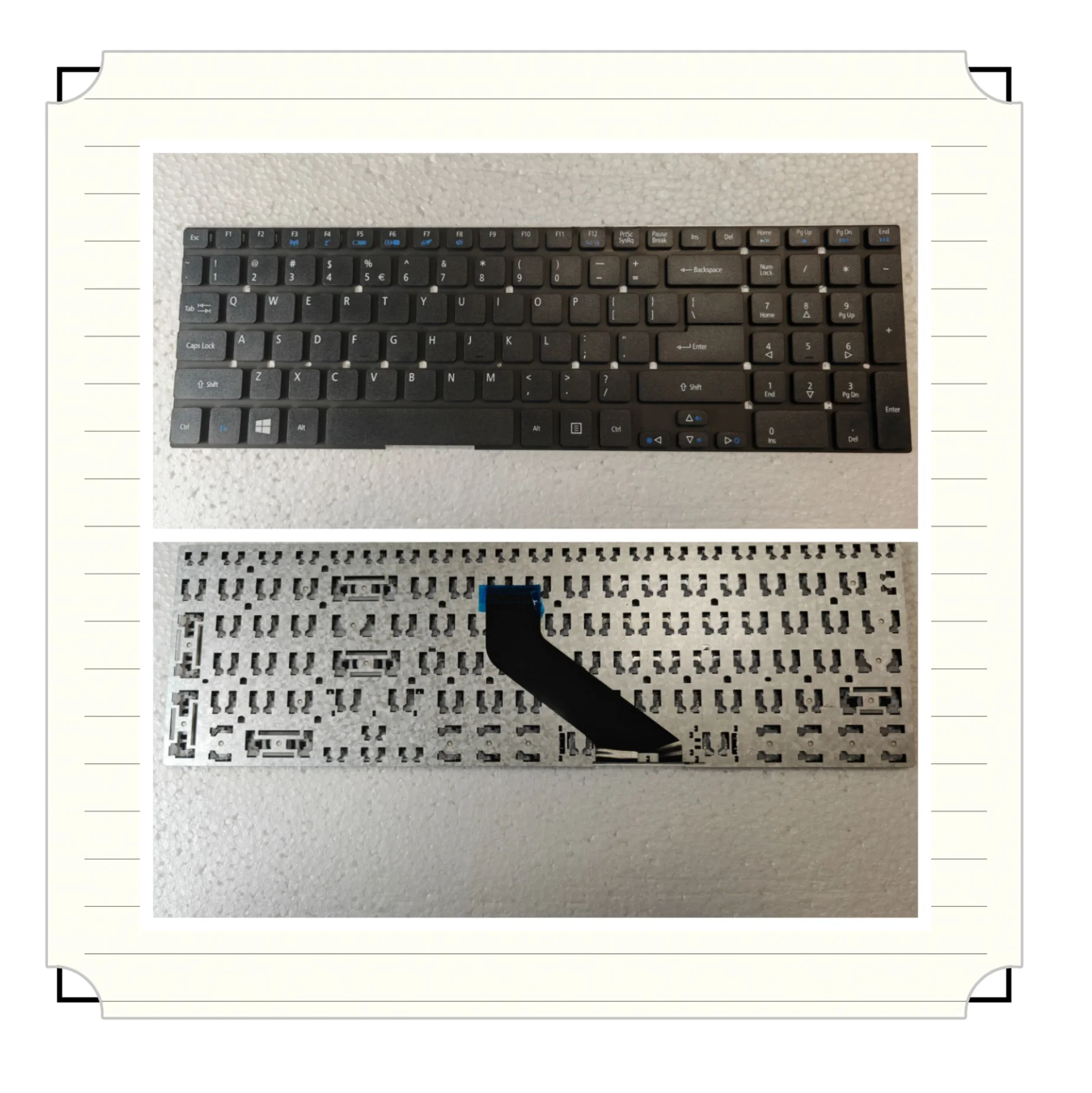 Teclado estadounidense para Acer Aspire 5830 5830G 5830T 5830TG 5755 5755G E5-511G E5-511P E5-571G E5-571P E5-521G P255-M P255-MP/MG