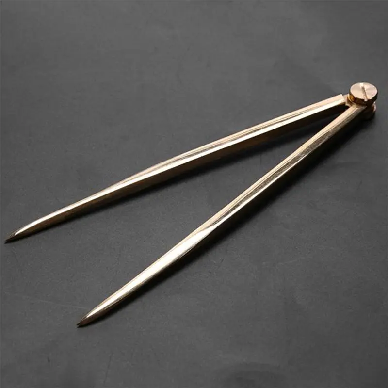 ABUH-4X Solid Brass 200Mm Divider For Architecture And Navigation, Rust-Resistant And Engineered