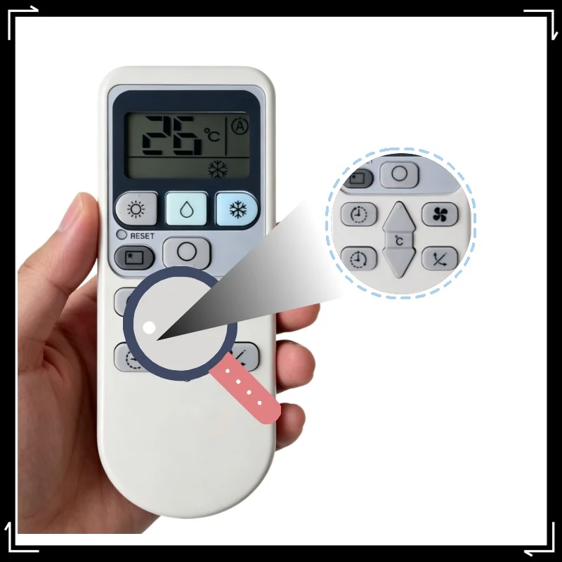 

Replacement Air Conditioner Remote Control for RAS-S18CAK X18CBK RAS-18CAK X18CYK, Infrared AC Controller Household Spare Parts