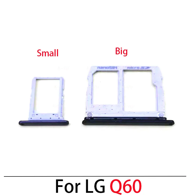 

For LG Q60 SIM Card Tray Holder Slot Adapter Replacement Repair Parts