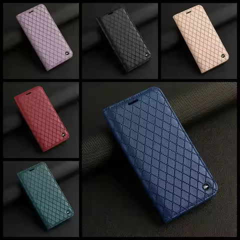 Premium Leather Flip Phone Case For POCO M2 M3 M4 M5S M6 M7 X3 X4 X5 X6 X7 NFC GT F5 F6 Pro C50 C55 C61 C65 4G 5G Business Cover