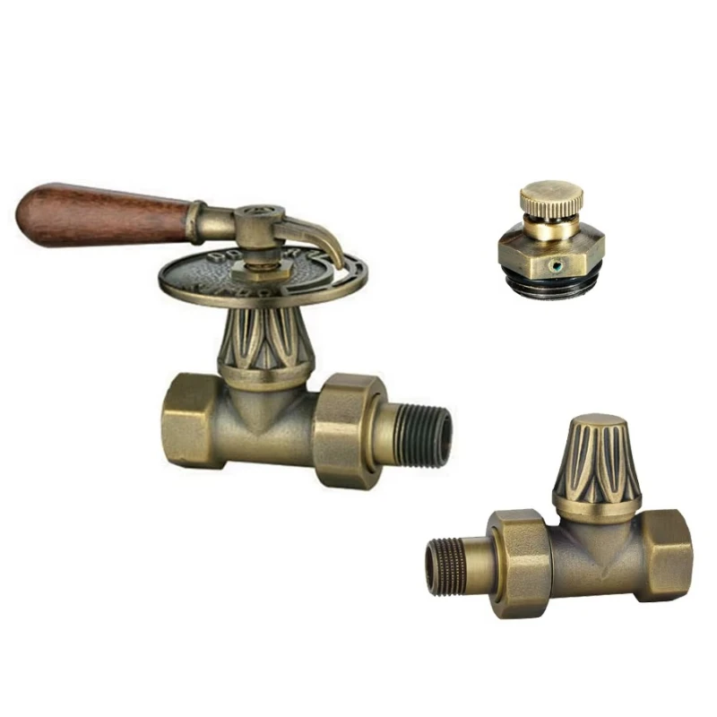 

Direct use of heating valve exhaust port with wood control hand
