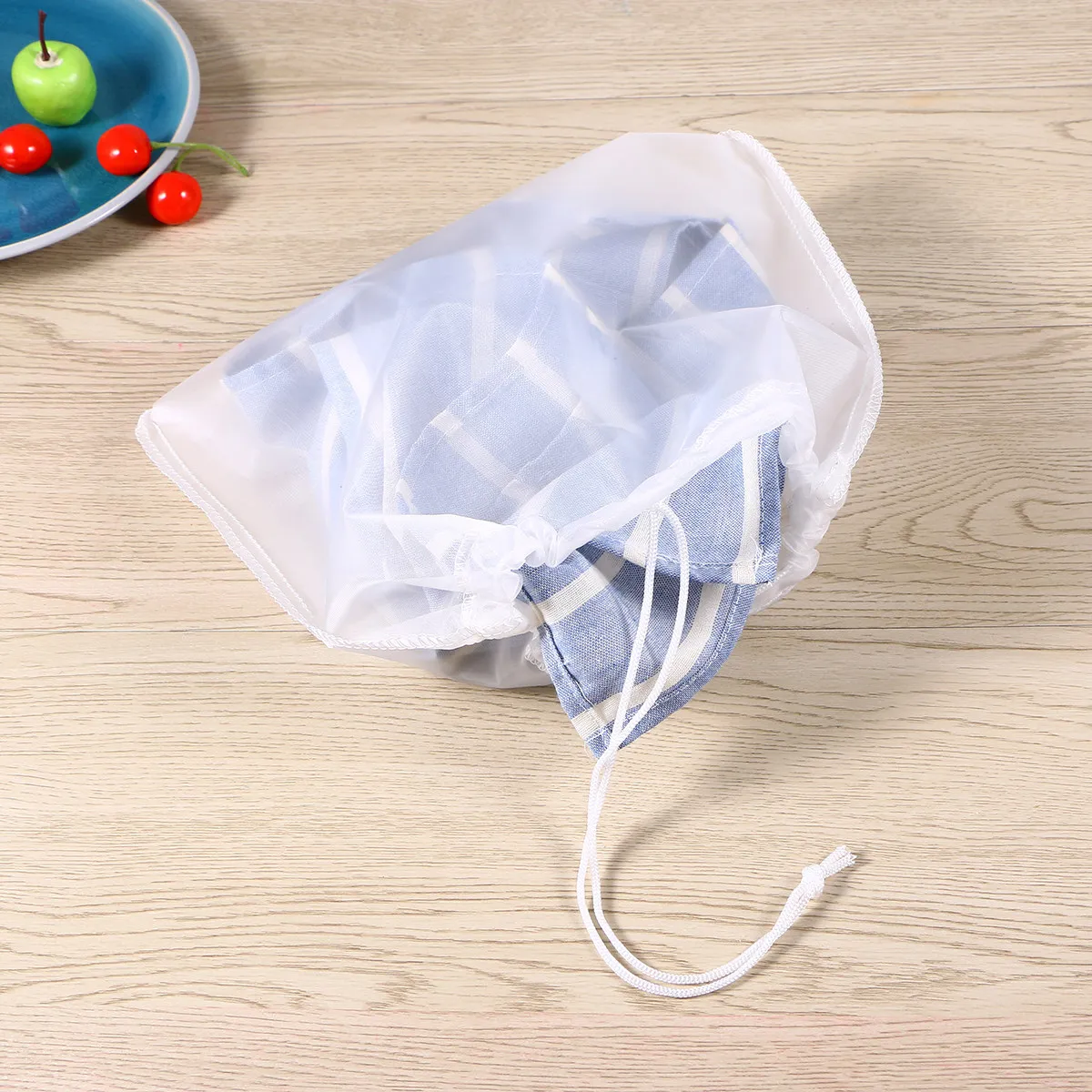 200 Micron Reusable Nut Milk Bag – Extra Wide Opening, Food-Grade Nylon Mesh Strainer for Almond, Soy, Coconut, Rice Milk