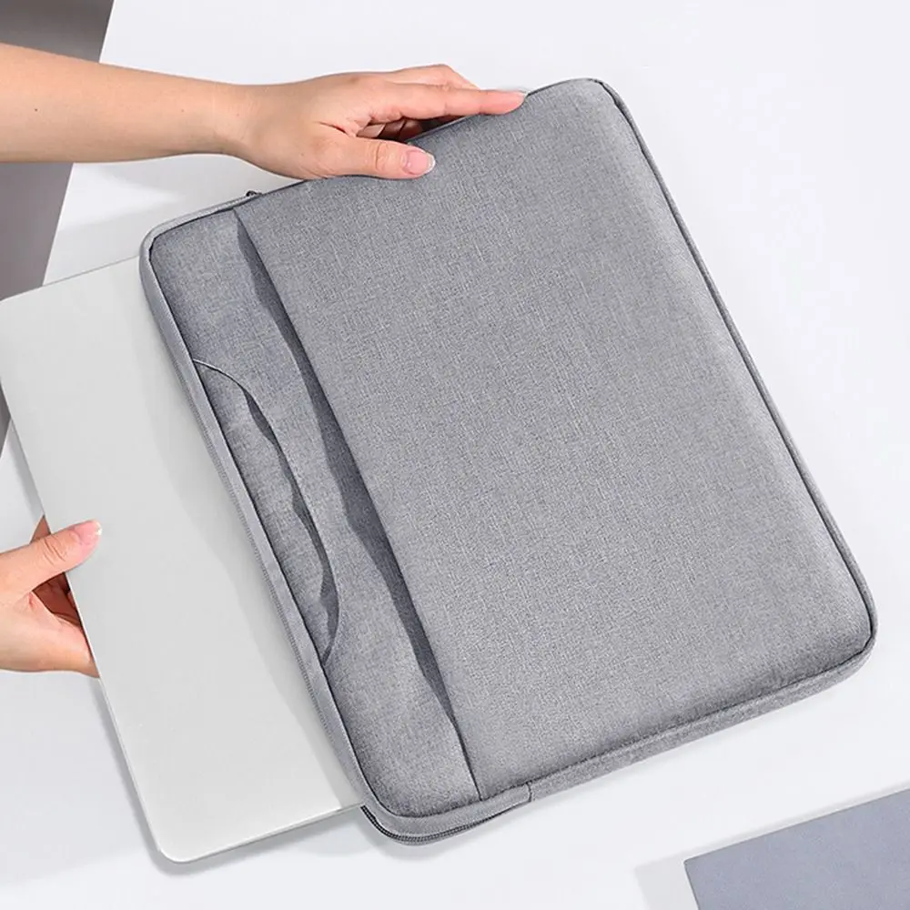 

14/15 Inch Laptop Shoulder Sleeve Bag Portable Solid Color Laptop Handbag Briefcase Waterproof Tablet Protective Case