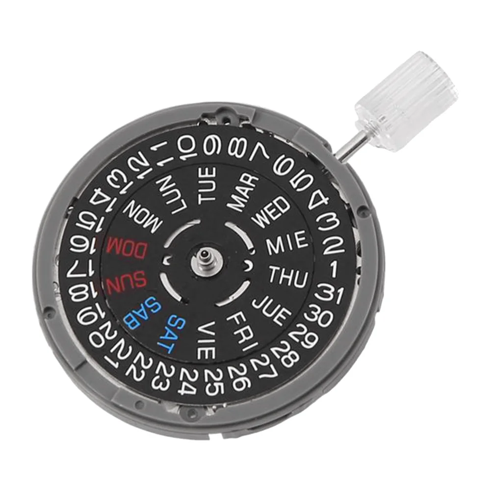 NH36 Automatic Movement NH36A Self-Winding Mechanical Quick Date/Day Setting 3.8 O'Clock Crown 24 Jewels