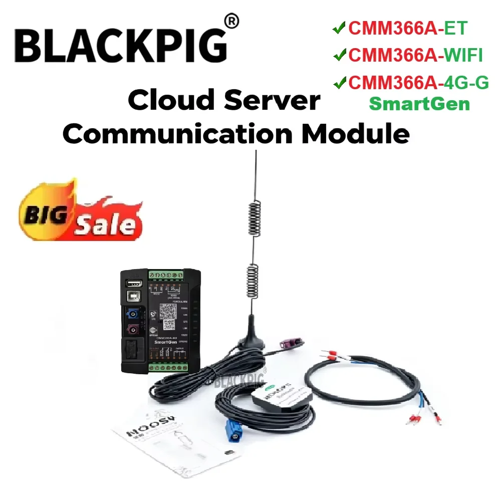 SmartGen Generator Controller Cloud Communication Module CMM366A 4G GPRS Wireless Network CMM366A-ET Wired Ethernet CMM366A WIFI