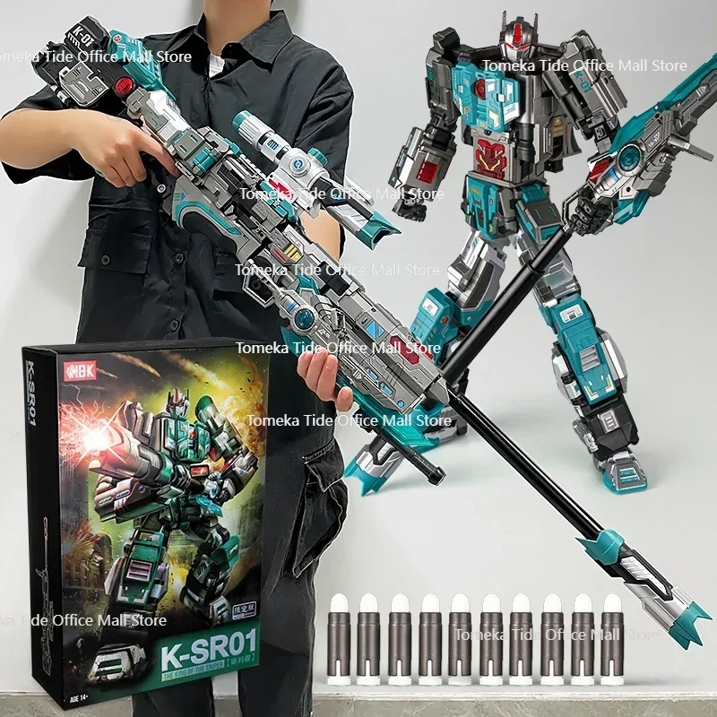 【In Stock】 New Transformation NBK KSR01 KSRO2 SniperRifle 1m Deformed Soft Bullet Launch LimitedEdition Action Figure