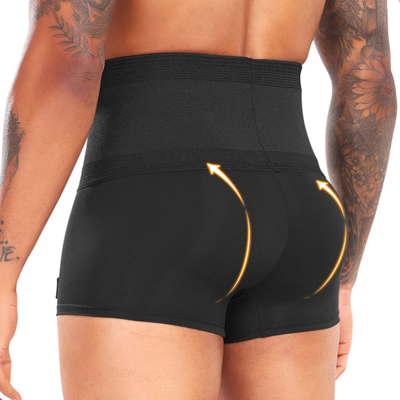 

PRAYGER мужские формирователи для похудения живота, триммер для живота, нижнее белье, Cinchers для талии, трусики с высокой талией и контролем