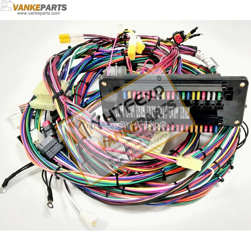 

Предохранительная коробка Vankeparts для экскаватора 320D, проводка Harenss C6.6, Высококачественная Деталь №: 350-8253