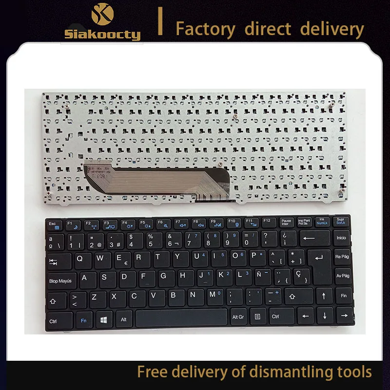 Clavier d'ordinateur portable pour HASEE UI45 UI41 UI47 U43 U45 UI41G UI43 UI43B UI43R UI47-D4 U41G SP D0K-V6360A noir avec cadre