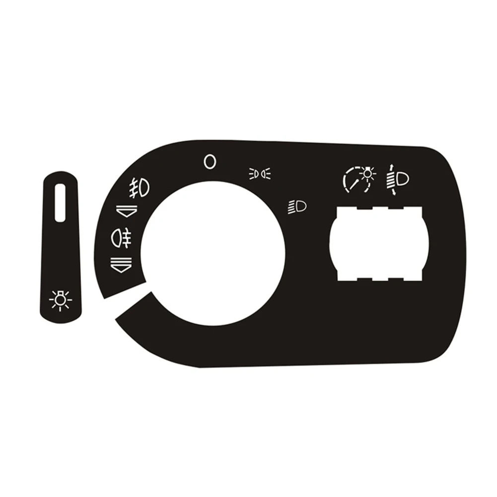 For Aaudi AA3 8P 2004-2008 \\Button \\Repair Decal Sticker For Car Headlight Switch Car Interior Accessories Car Styling
