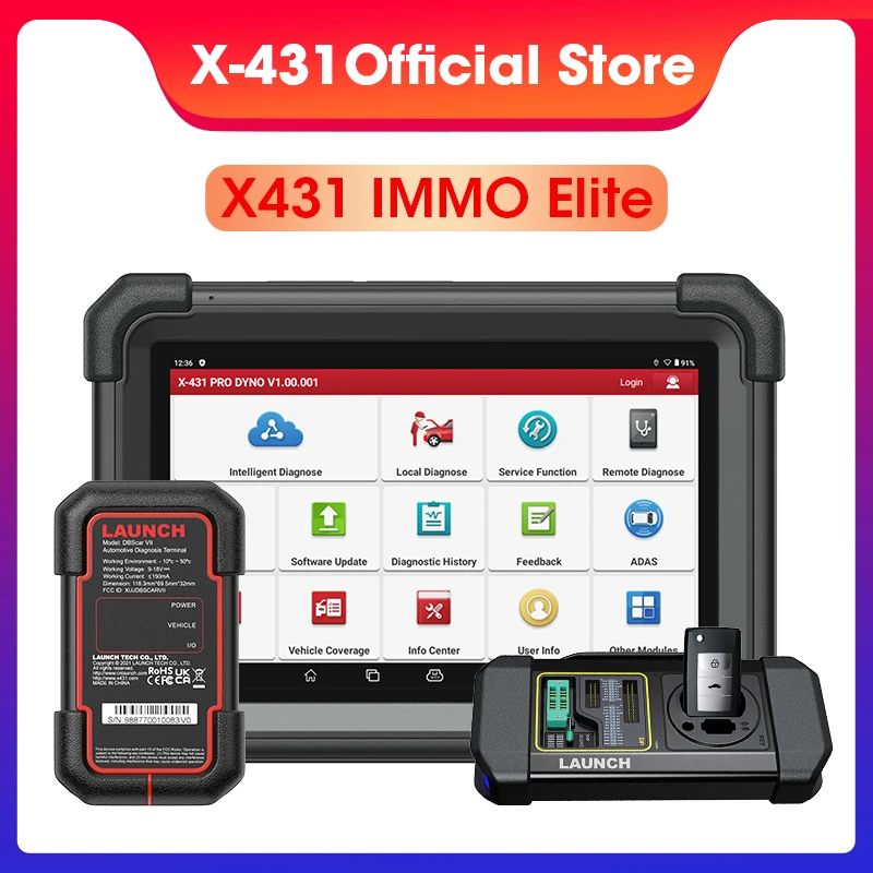 

X-431 IMMO Elite LAUNCH Key Programming Tool Automotive Key Programmer Immobilizer Diagnostic Scanner Simulator Key