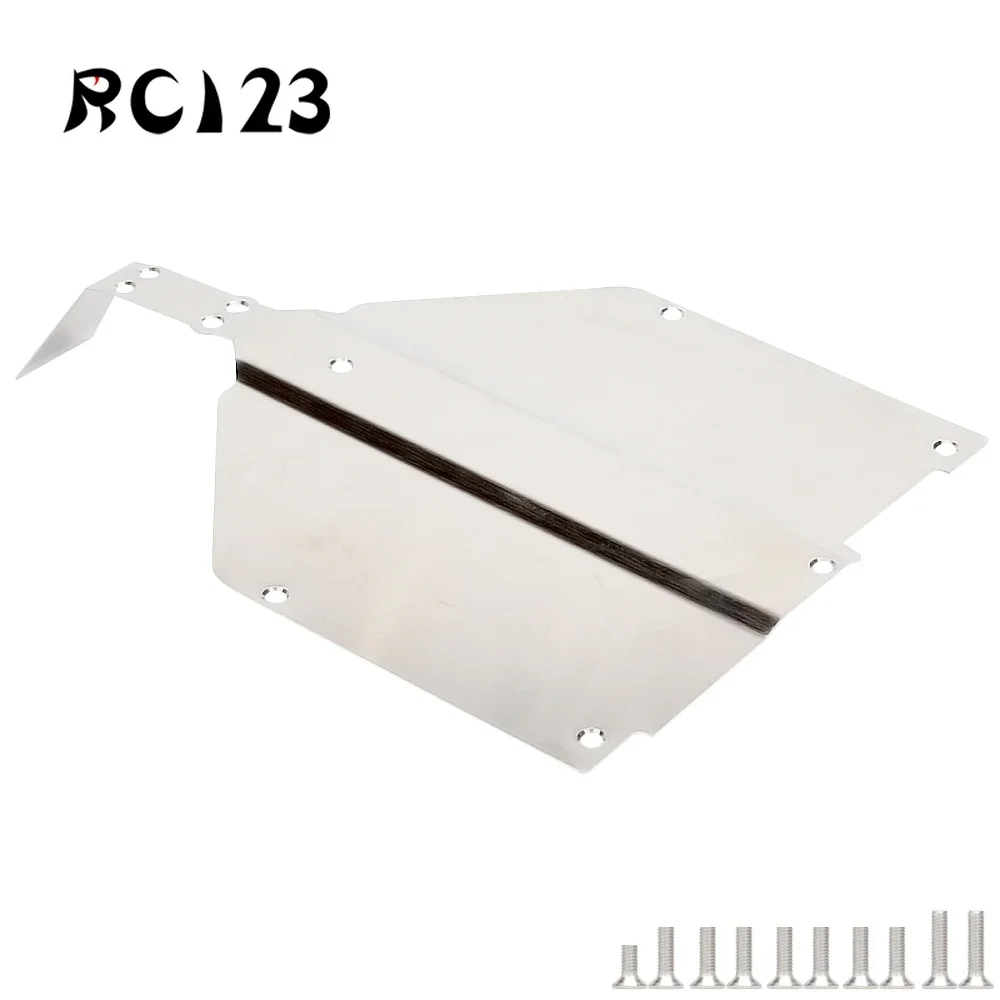 

Stainless Steel Chassis Protector Guard Armor Skid Plate For Rc Car 1/10 Team Losi Baja Rock rey