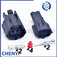 Conector de Control de purga impermeable para automóvil, 2 pines, sensor de temperatura, enchufe 173090, 2 para Ryder Racing Subaru Evap