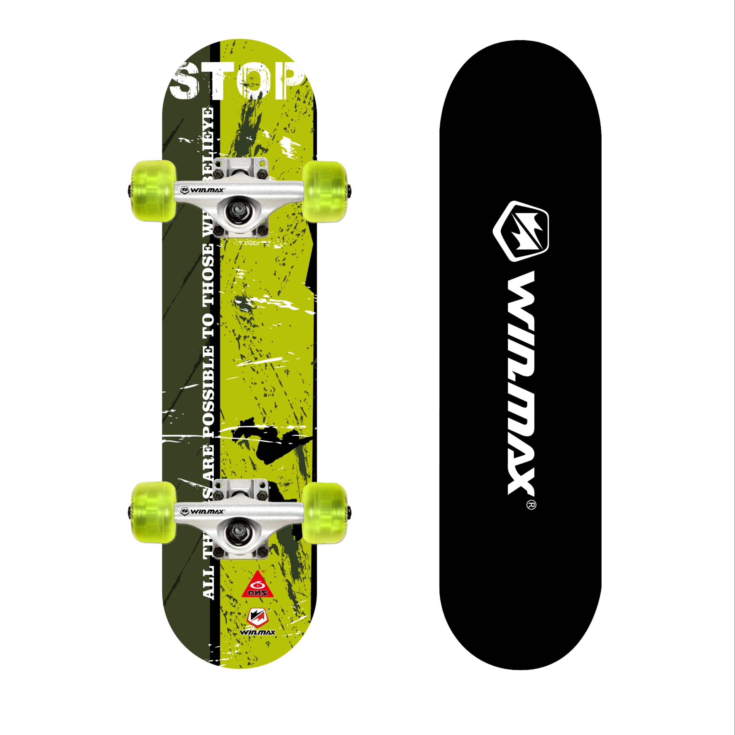 

Win.max cheap 31 inch 9 plies premium maple double kick concave deck skateboard for outdoor sports