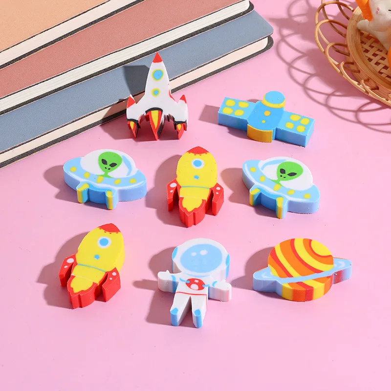 Kawai Space Astronaut Eraser Elementary School Stationery Eraser Kindergarten Gifts Prizes Cross-border Creative Space Eraser