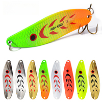 1PCS 18g 28g spinner Fishing LureSequin Paillette Single hooks metal bait Spoon Fishing Tackle Vissen Pesca