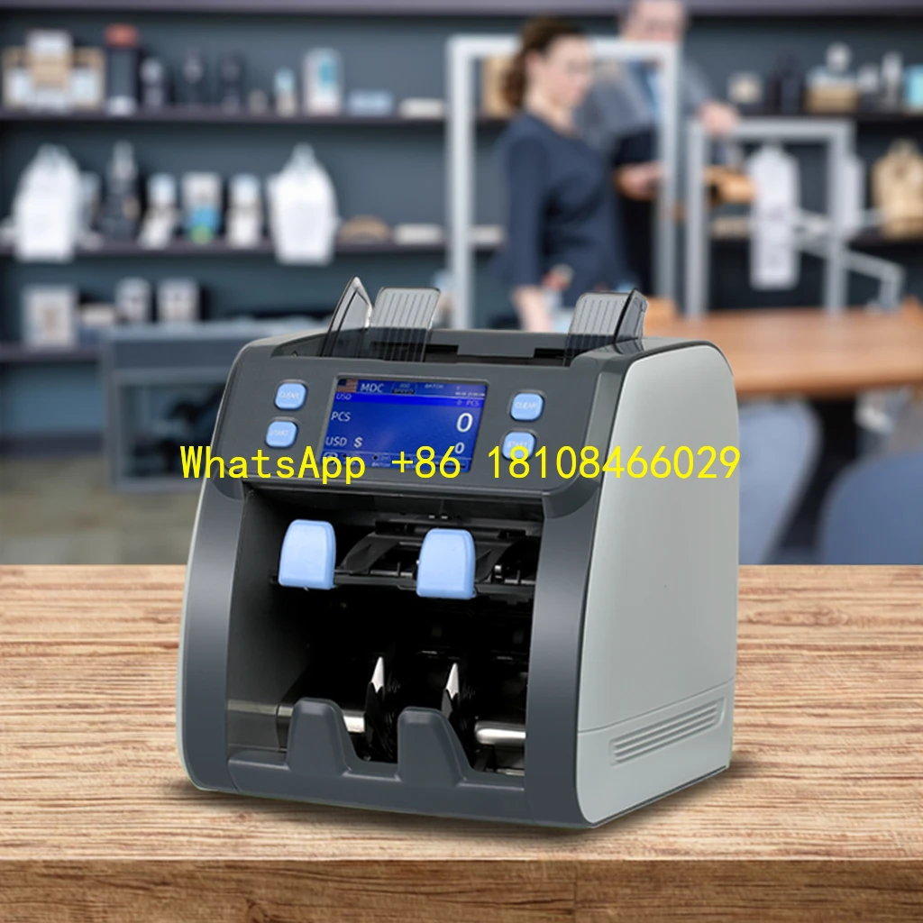 Multi-Currency Money Counting Machine 810C Model Automatic Bill Counter Mixed Money Sorter and Cash Counter