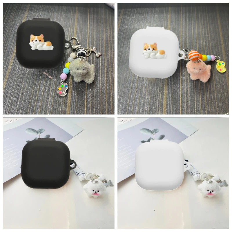 Мультяшный чехол для Oraimo FreePods 4 / Airbuds 3, силиконовый чехол для наушников Oraimo Roll TWS.