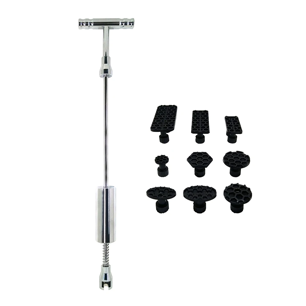 

Комплект съемников для ремонта вмятин без покраски — съемник вмятин Т-типа с молотком, модель K10223-3