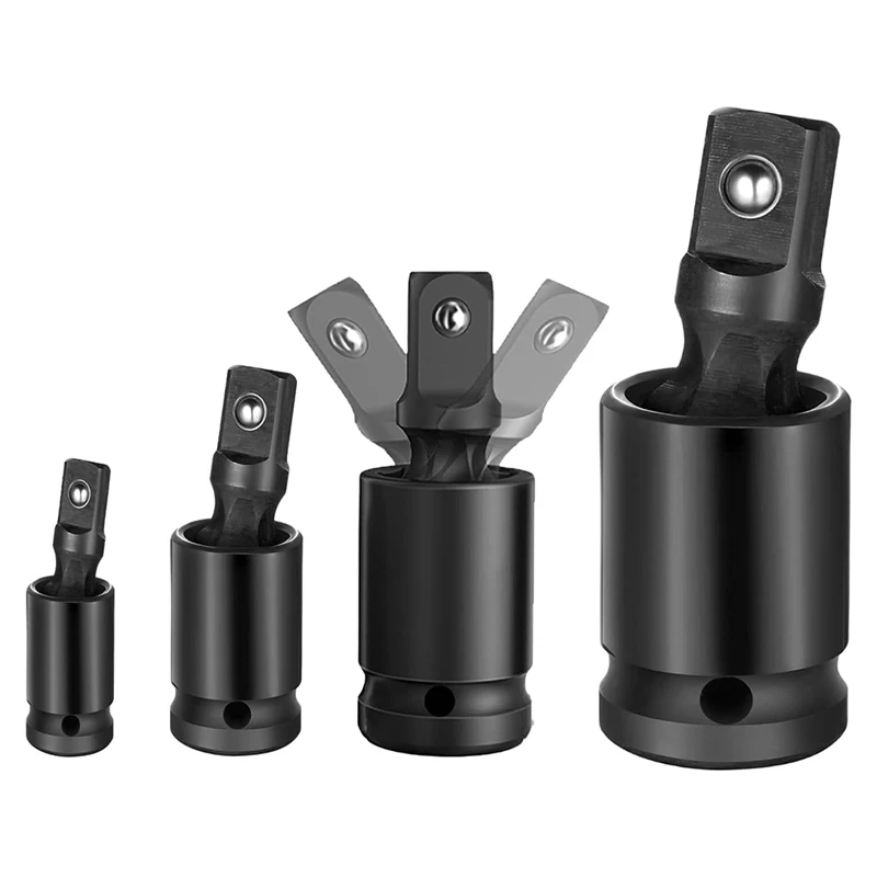 

Air Cannon Universal Joint Socket, Impact Rotary Socket Set, 4-Piece, 1/4Inch, 3/8Inch, 1/2Inch, 3/4Inch Drive Set