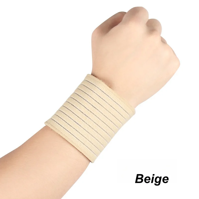1PCS Sports Fitness Bracers Elastic Bandage Hand Wrist Strap Wrap Sport Wristband Adjustable Stretchy Wrist Protector