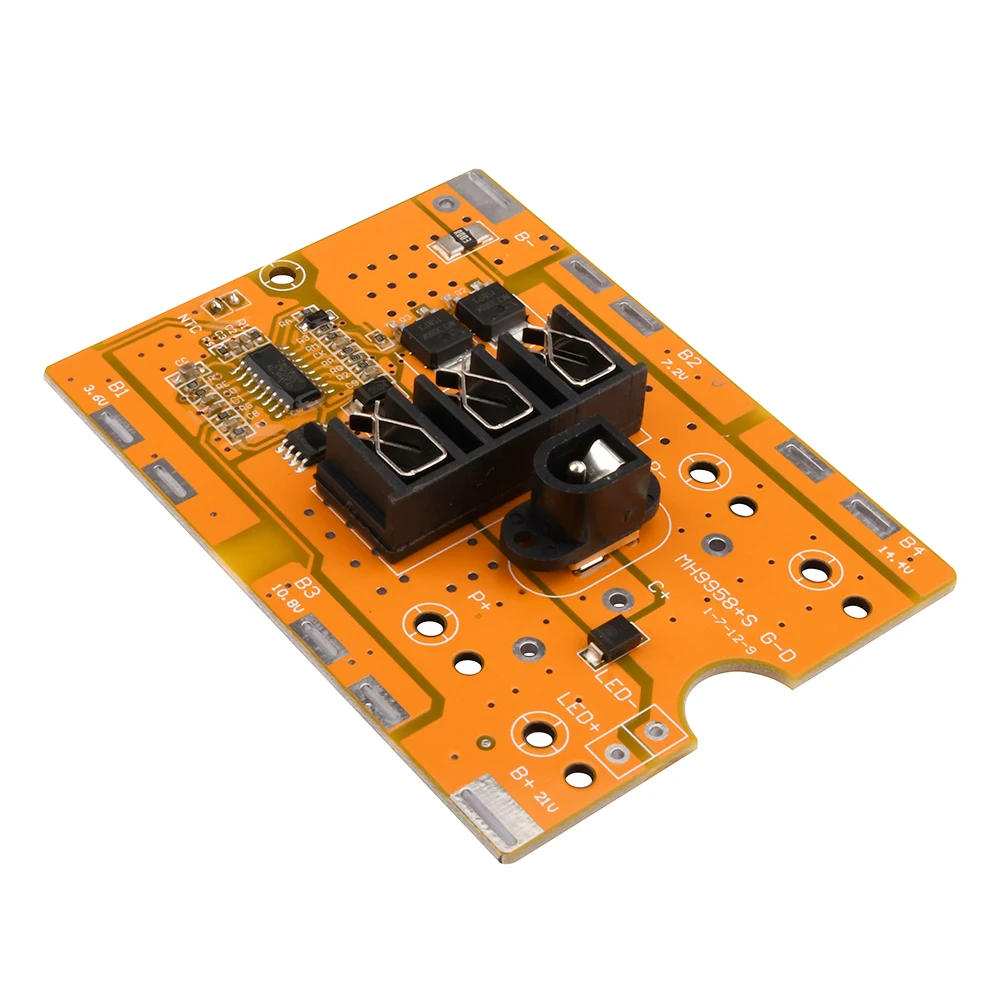 BMS 5S 20A 21V 18650 Li-ion Battery Charge Board NTC Temperature Protection For Electric Tools