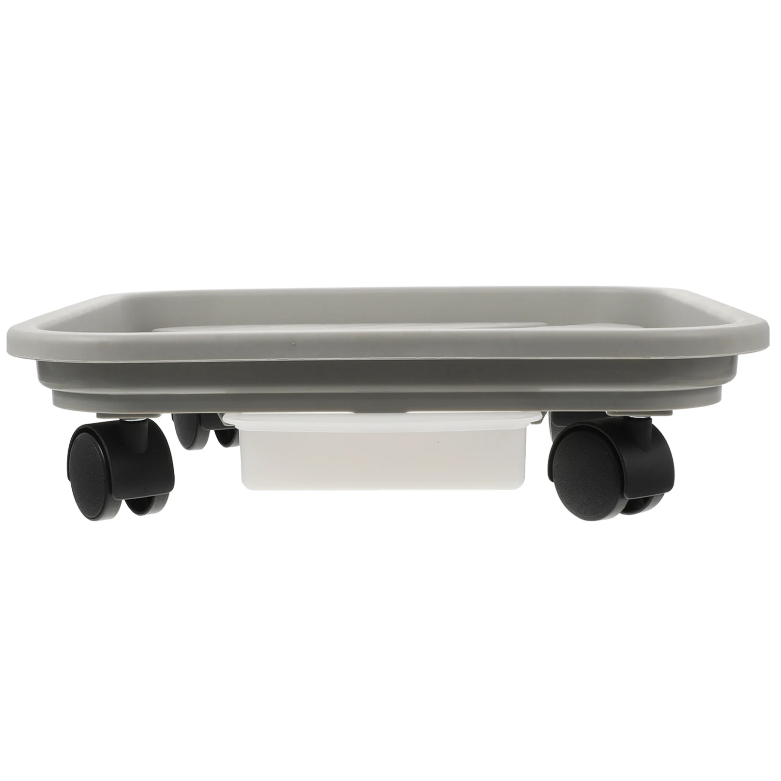 

Universal Wheel Thickened Plastic Planter Stand Tray 29.8cm Diameter Caster Mover for Indoor Outdoor Rolling Trolley Sturdy